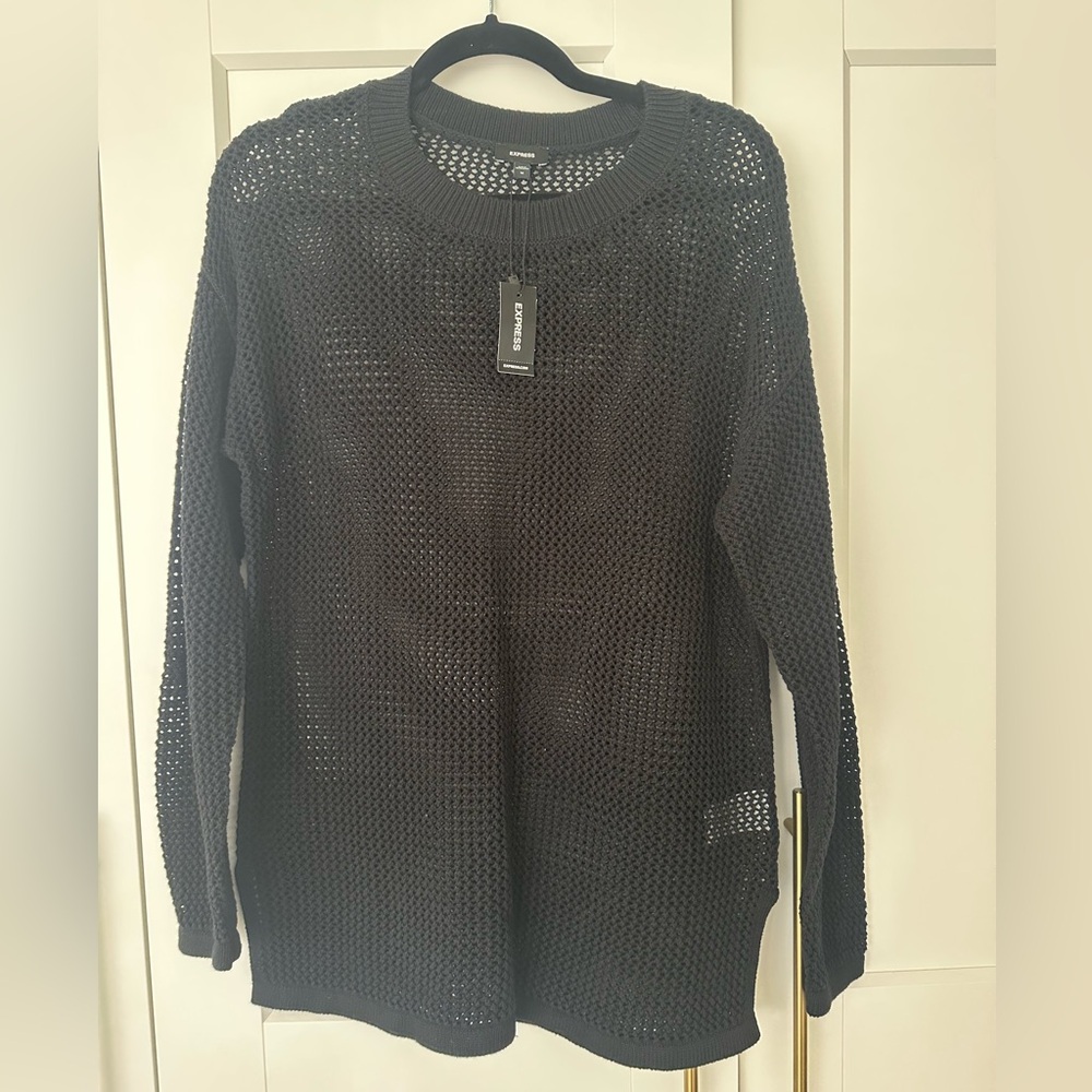 ***NWT*** Express Black Knit Sweater Tunic